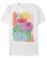 Фото #1 товара Men's Drawn Smell Roses Short Sleeve Crew T-shirt