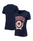 ფოტო #2 პროდუქტის Women's Navy Auburn Tigers T-shirt