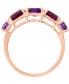 Фото #3 товара Multi-Gemstone (2-1/4 ct. t.w.) & Diamond (1/20 ct. t.w.) Ring in 14k Rose Gold