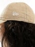 New Era NY washed 9twenty cap with contrast stitch in beige