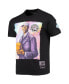 Фото #3 товара Men's Tracy Mcgrady Black Toronto Raptors Hardwood Classics Draft Day Colorwash T-shirt