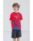 Фото #5 товара Baby Boys Spider-Man Graphic T-Shirt and Shorts Outfit Set to