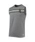 Фото #3 товара Men's Heathered Gray Chicago White Sox Muscle Tank Top