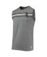 Men's Heathered Gray Chicago White Sox Muscle Tank Top