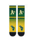 Фото #2 товара Men's Oakland Athletics Cooperstown Collection Crew Socks