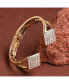 ფოტო #2 პროდუქტის Women's Geometric Block Bangle Bracelet