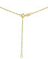 Фото #11 товара Macy's gemstone Solitaire Pendant Necklace in 14k Gold, 16" + 2" extender