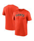 ფოტო #1 პროდუქტის Men's Orange San Francisco Giants New Legend Wordmark T-shirt