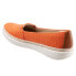 Фото #5 товара Trotters Accent T1803-800 Womens Orange Extra Wide Loafer Flats Shoes 11