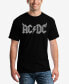 Фото #1 товара Men's Word Art ACDC Song Titles T-shirt