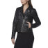 ფოტო #2 პროდუქტის Women's Carnegie Moto Leather Jacket
