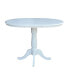 Фото #8 товара 36" Round Top Pedestal Table with 12" Leaf