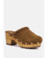 Фото #1 товара INCA Womens Fine Suede Leather Clogs