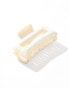 & Other Stories rectange hair claw clip in off-white