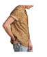 Фото #3 товара Men's Printed Camp Collar Short Sleeve Shirt