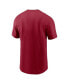 Men's Crimson Oklahoma Sooners Football T-Shirt