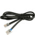 Фото #1 товара Jabra Phone Cable (Flat Cord with Modular Plug Standard RJ9 to RJ9) - Black - Male - Male - Flat - Polyvinyl chloride (PVC) - China