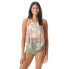 Фото #1 товара Coco Reef 300511 Aura Mesh Ruffle Bra Sized Cropped Tankini Top Size 34D