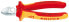 KNIPEX 70 26 160 - Diagonal-cutting pliers - Chromium-vanadium steel - Plastic - Red/Orange - 16 cm - 216 g