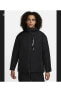 Фото #1 товара Sportswear Therma-Fit Woven Tech+ Insulated Full-Zip Hoodie Siyah Erkek Ceket
