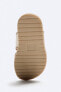 Фото #8 товара Холщовые сандалии со скрещенными ремешками ZARA