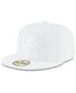 Фото #1 товара Men's Green Bay Packers White on White 59FIFTY Fitted Hat