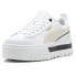 Фото #2 товара Puma Mayze Classics Platform Lace Up Womens White Sneakers Casual Shoes 3985730