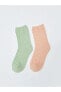 Kendinden Desenli Kadın Soket Çorap 2'li Paket