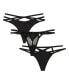 Фото #1 товара Plus Size Sexy Thong Thong Panties (Pack Of 3)