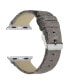 Фото #2 товара Ремешок для часов POSH TECH Apple серый шерстьный,bлнет,нержавеющая сталь 44мм