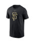 Фото #3 товара Men's Black San Francisco Giants Camo Logo Team T-shirt