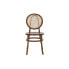 Chair DKD Home Decor Dark brown Grille Rattan Elm (43 x 43 x 89 cm)