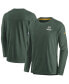 ფოტო #1 პროდუქტის Men's Green Green Bay Packers Sideline Lockup Performance Long Sleeve T-shirt