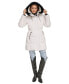 Фото #6 товара Women's Faux-Fur-Trim Hooded Anorak Puffer Coat