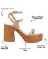 ფოტო #8 პროდუქტის Women's Emerynn Platform Sandals