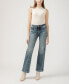 ფოტო #4 პროდუქტის Women's Suki Mid Rise Trouser Leg Jeans