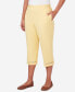 ფოტო #5 პროდუქტის Women's Charleston Lace Inset Twill Capri Pants