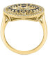ფოტო #4 პროდუქტის EFFY® Black Diamond (3/8 ct. t.w.) & White Diamond (1/4 ct. t.w.) Evil Eye Ring in 14k Gold