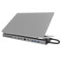 Фото #4 товара j5create JCD552 M.2 NVMe® USB-C® Gen 2 Docking Station - Silver and Black - Wired - USB 3.2 Gen 1 (3.1 Gen 1) Type-C - 10,100,1000 Mbit/s - Black - Silver - Silver & Black - MicroSD (TransFlash)