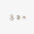 ფოტო #1 პროდუქტის Stud Earrings Set - Val White