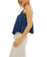 ფოტო #3 პროდუქტის Women's Kayla Lace Trim Sleeveless Cotton Top