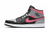 Фото #3 товара Кроссовки Nike Air Jordan 1 Mid Pink Shadow (Серый, Черный)