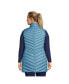 ფოტო #2 პროდუქტის Women's Plus Size Wander weight Ultralight Packable Long Down Vest