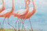Фото #10 товара Acrylbild handgemalt Flamingoclique