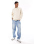 Parlez cotton polo sweatshirt in ecru