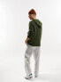 Фото #3 товара ASOS DESIGN oversized fit knitted rib hooded jumper in green