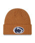 Фото #1 товара Men's Light Brown Penn State Nittany Lions Core Classic Cuffed Knit Hat