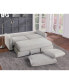 Фото #7 товара White Label Aragon 77" Convertible Studio Sofa with Pull-Out Bed