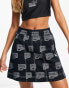 Фото #2 товара Puma downtown monogram skirt in black