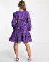 Фото #4 товара French Connection check mini dress in purple